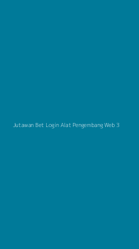 Tampilan Antarmuka Aplikasi Jutawan Bet Login Alat Pengembang Web - 3