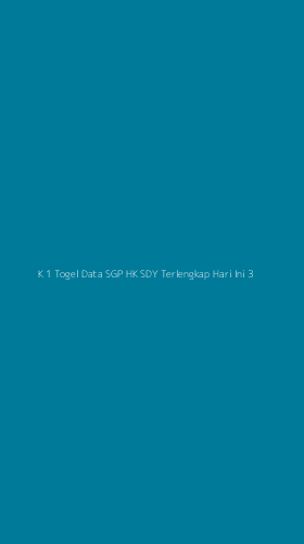 Tampilan Antarmuka Aplikasi K 1 Togel Data Sgp Hk Sdy Terlengkap Hari Ini - 3