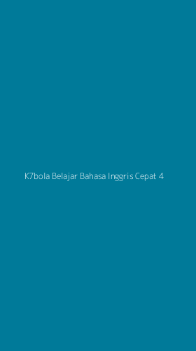 Tampilan Antarmuka Aplikasi K7bola Belajar Bahasa Inggris Cepat - 4