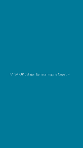 Tampilan Antarmuka Aplikasi Kaisarjp Belajar Bahasa Inggris Cepat - 4