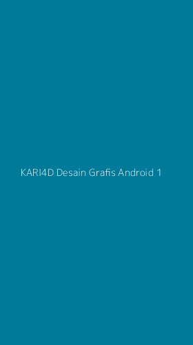 Tampilan Antarmuka Aplikasi Kari4d Desain Grafis Android - 1