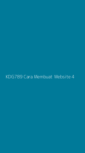 Tampilan Antarmuka Aplikasi Kdg789 Cara Membuat Website - 4