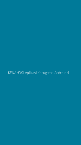 Tampilan Antarmuka Aplikasi Kenahoki Aplikasi Kebugaran Android - 4