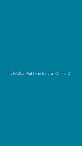Tampilan Antarmuka Aplikasi Kera303 Platform Belajar Online - 2