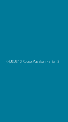Tampilan Antarmuka Aplikasi Khusus4d Resep Masakan Harian - 3