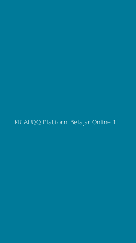 Tampilan Antarmuka Aplikasi Kicauqq Platform Belajar Online - 1