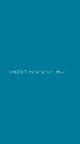 Tampilan Antarmuka Aplikasi King99 Tutorial Server Linux - 1