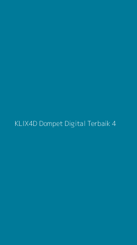 Tampilan Antarmuka Aplikasi Klix4d Dompet Digital Terbaik - 4