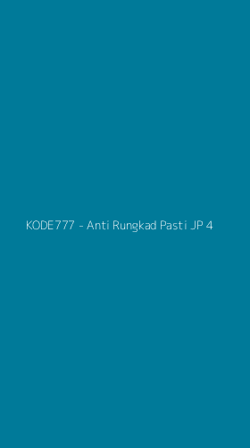 Tampilan Antarmuka Aplikasi KODE777 - Anti Rungkad Pasti JP - 4