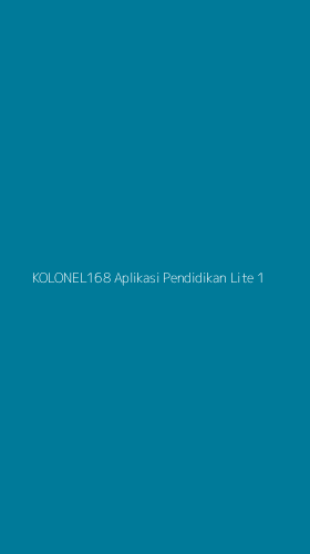 Tampilan Antarmuka Aplikasi Kolonel168 Aplikasi Pendidikan Lite - 1