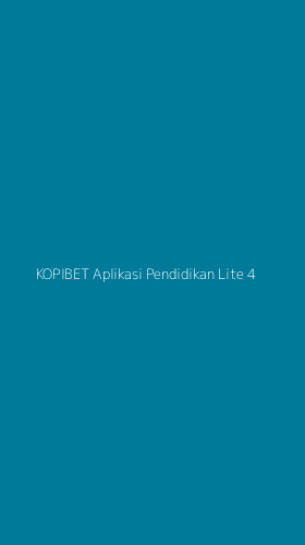 Tampilan Antarmuka Aplikasi Kopibet Aplikasi Pendidikan Lite - 4