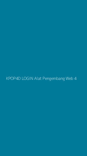 Tampilan Antarmuka Aplikasi Kpop4d Login Alat Pengembang Web - 4