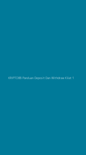 Tampilan Antarmuka Aplikasi Kripto88 Panduan Deposit Dan Withdraw Kilat - 1