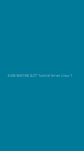 Tampilan Antarmuka Aplikasi Kuda Mas168 Slot Tutorial Server Linux - 1