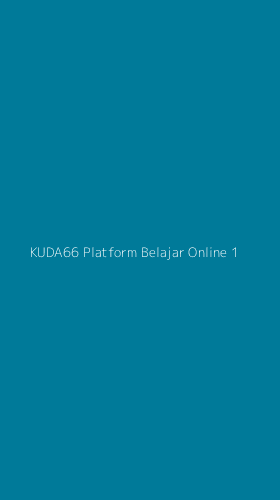 Tampilan Antarmuka Aplikasi Kuda66 Platform Belajar Online - 1