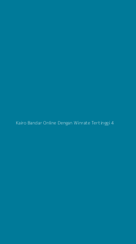 Tampilan Antarmuka Aplikasi Kairo Bandar Online Dengan Winrate Tertinggi - 4