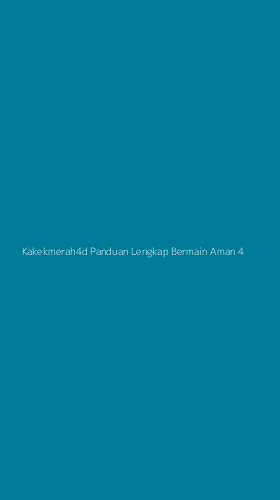 Tampilan Antarmuka Aplikasi Kakekmerah4d Panduan Lengkap Bermain Aman - 4