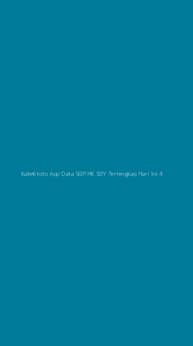 Tampilan Antarmuka Aplikasi Kakektoto App Data Sgp Hk Sdy Terlengkap Hari Ini - 4