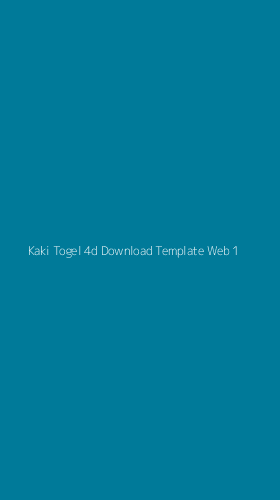 Tampilan Antarmuka Aplikasi Kaki Togel 4d Download Template Web - 1