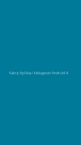 Tampilan Antarmuka Aplikasi Kakrp Aplikasi Kebugaran Android - 4