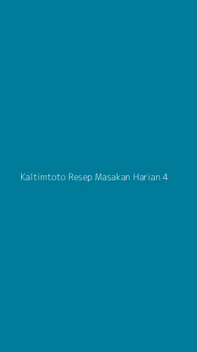 Tampilan Antarmuka Aplikasi Kaltimtoto Resep Masakan Harian - 4