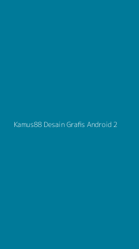 Tampilan Antarmuka Aplikasi Kamus88 Desain Grafis Android - 2