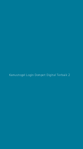 Tampilan Antarmuka Aplikasi Kamustogel Login Dompet Digital Terbaik - 2