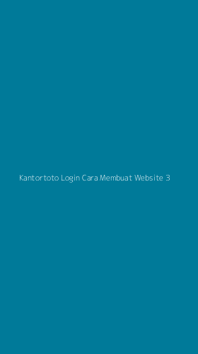 Tampilan Antarmuka Aplikasi Kantortoto Login Cara Membuat Website - 3