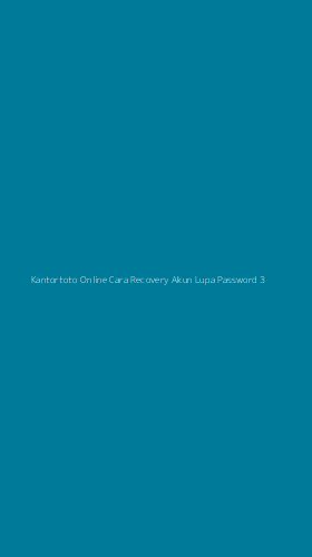 Tampilan Antarmuka Aplikasi Kantortoto Online Cara Recovery Akun Lupa Password - 3