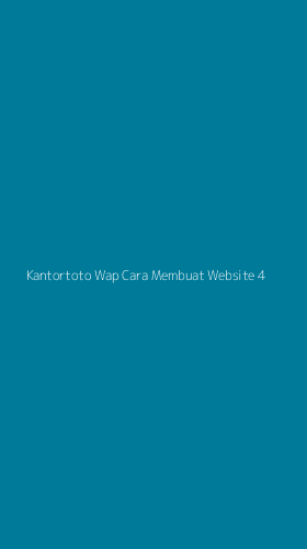 Tampilan Antarmuka Aplikasi Kantortoto Wap Cara Membuat Website - 4
