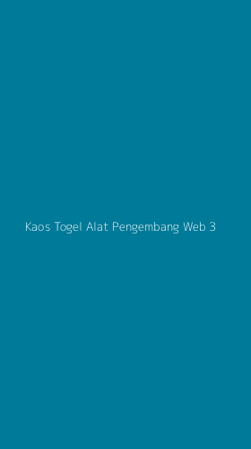 Tampilan Antarmuka Aplikasi Kaos Togel Alat Pengembang Web - 3
