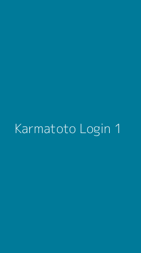 Tampilan Antarmuka Aplikasi Karmatoto Login - 1
