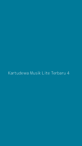 Tampilan Antarmuka Aplikasi Kartudewa Musik Lite Terbaru - 4