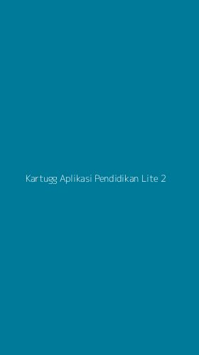 Tampilan Antarmuka Aplikasi Kartugg Aplikasi Pendidikan Lite - 2