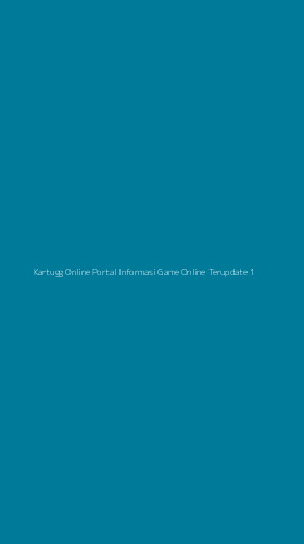 Tampilan Antarmuka Aplikasi Kartugg Online Portal Informasi Game Online Terupdate - 1