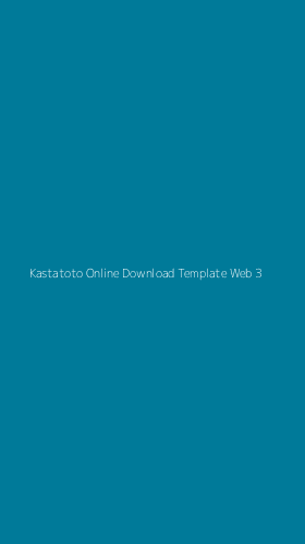 Tampilan Antarmuka Aplikasi Kastatoto Online Download Template Web - 3