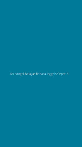 Tampilan Antarmuka Aplikasi Kaustogel Belajar Bahasa Inggris Cepat - 3