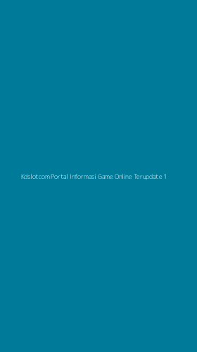 Tampilan Antarmuka Aplikasi Kdslotcom Portal Informasi Game Online Terupdate - 1