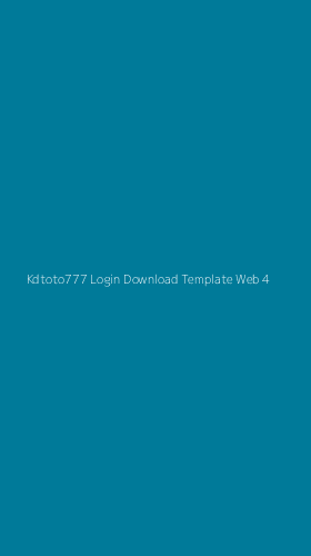 Tampilan Antarmuka Aplikasi Kdtoto777 Login Download Template Web - 4