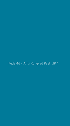 Tampilan Antarmuka Aplikasi Kedai4d - Anti Rungkad Pasti JP - 1