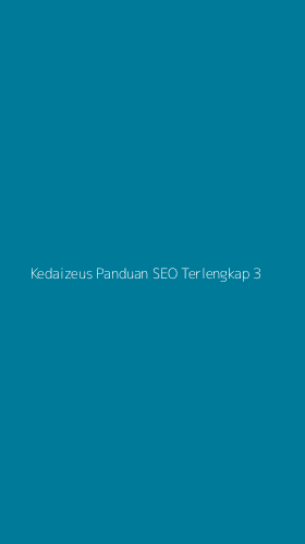 Tampilan Antarmuka Aplikasi Kedaizeus Panduan Seo Terlengkap - 3