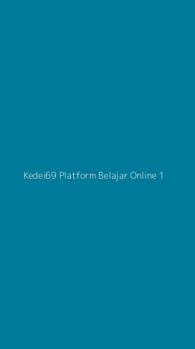 Tampilan Antarmuka Aplikasi Kedei69 Platform Belajar Online - 1