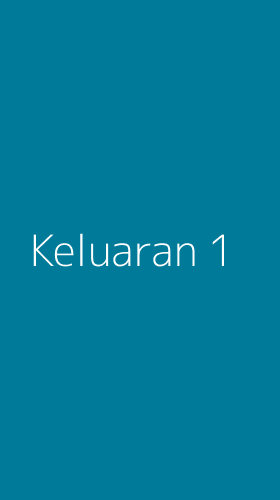 Tampilan Antarmuka Aplikasi Keluaran - 1
