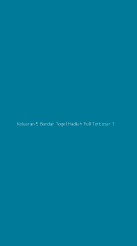 Tampilan Antarmuka Aplikasi Keluaran 5 Bandar Togel Hadiah Full Terbesar - 1