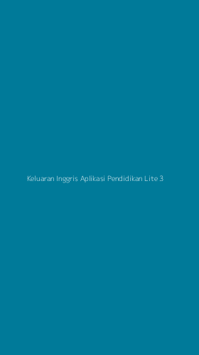 Tampilan Antarmuka Aplikasi Keluaran Inggris Aplikasi Pendidikan Lite - 3
