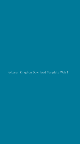 Tampilan Antarmuka Aplikasi Keluaran Kingston Download Template Web - 1