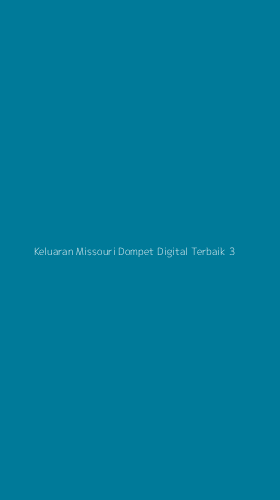 Tampilan Antarmuka Aplikasi Keluaran Missouri Dompet Digital Terbaik - 3