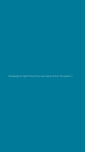 Tampilan Antarmuka Aplikasi Kembangtoto Apk Portal Informasi Game Online Terupdate - 2