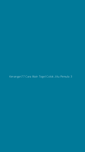 Tampilan Antarmuka Aplikasi Kenangan77 Cara Main Togel Colok Jitu Pemula - 3