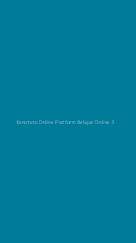 Tampilan Antarmuka Aplikasi Kenototo Online Platform Belajar Online - 3